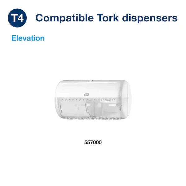Tork Soft Conventional Toilet Roll T4 C/48 - 000234 - Image 4