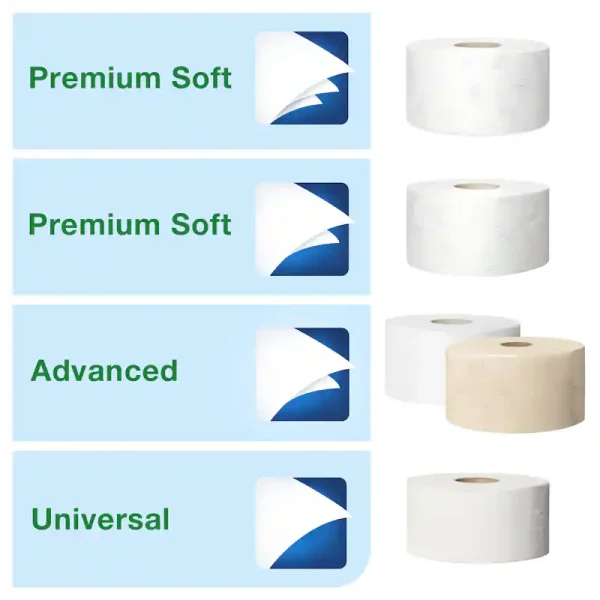 Tork Mini Jumbo Toilet Roll Dispenser T2 Black - 555008 - Image 3