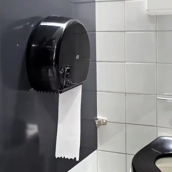 Tork Mini Jumbo Toilet Roll Dispenser T2 Black - 555008 - Image 2