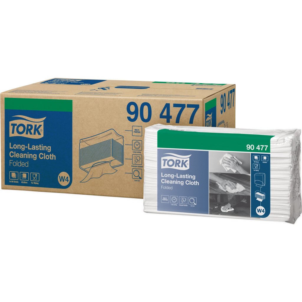 Tork Long-Lasting Cleaning Cloth W4 C/5 - 90477