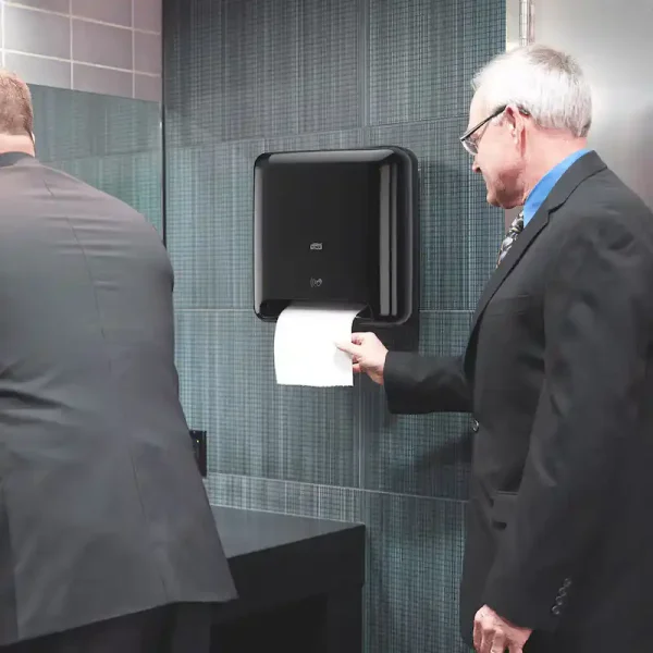 Tork Matic Hand Towel Roll Dispenser with Intuition Sensor H1 Black - 551108 - Image 3