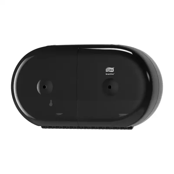 Tork SmartOne Twin Mini Toilet Roll Dispenser T9 Black - 682008 - Image 8