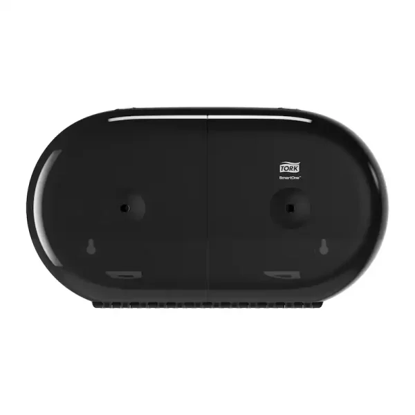 Tork SmartOne Twin Mini Toilet Roll Dispenser T9 Black - 682008 - Image 6