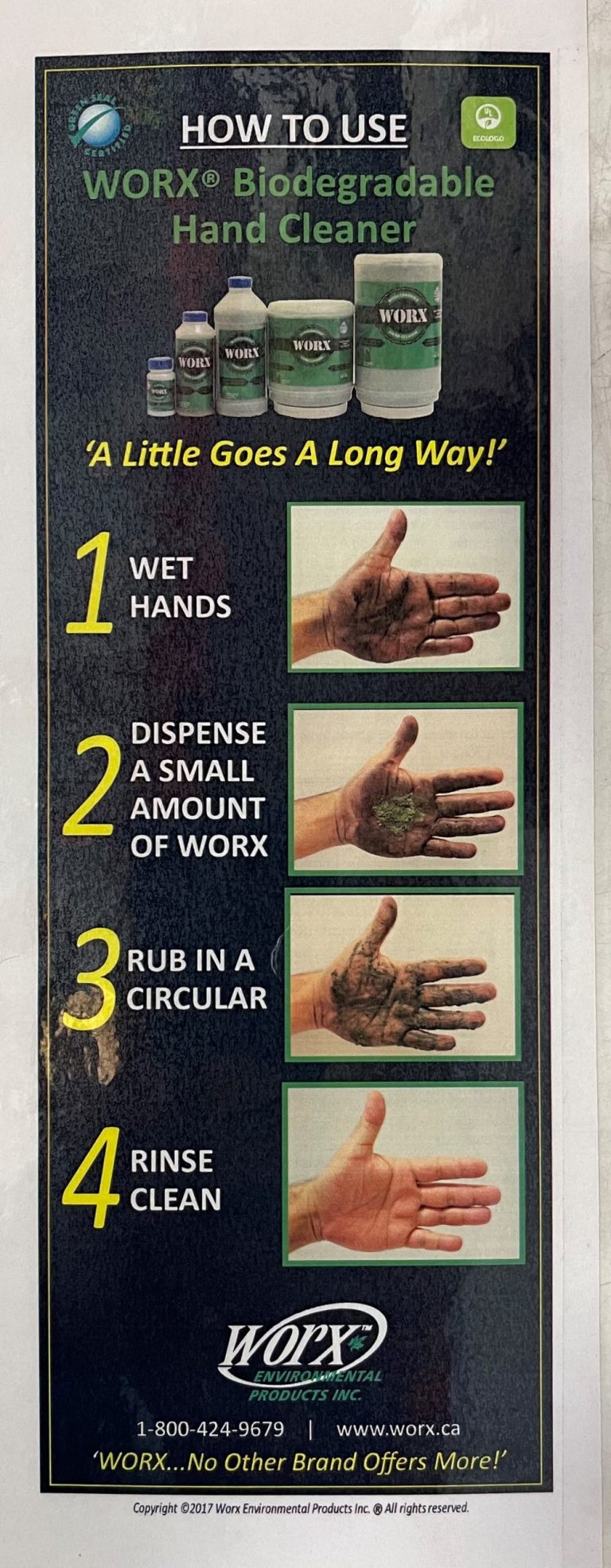 WORX Waterless Hand Cleaner 945ml - Image 2