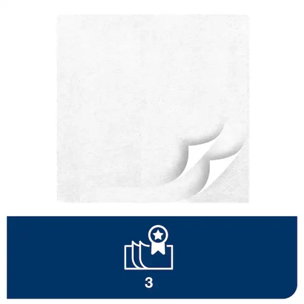Tork Soft White Dinner Napkin - 477577 - Image 5