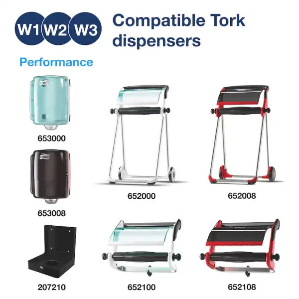 Tork Wiping Paper Plus W1/W2/W3 P/1 - 130042 - Image 5