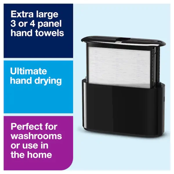 Tork Xpress Countertop Multifold Hand Towel Dispenser H2 Black - 552208 - Image 3