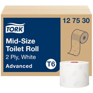 Tork Mid-size Toilet Roll T6 C/27 - 127530