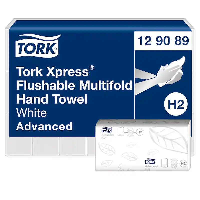 Tork Xpress Flushable Multifold Hand Towel H2 C/21 - 129089