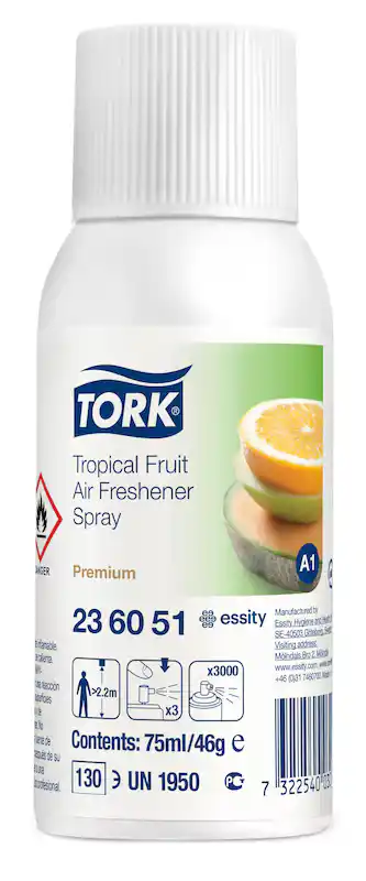 Tork Tropical Fruit Air Freshener Spray C/12 - 236051 - Image 6
