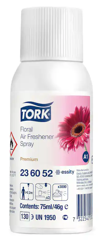 Tork Floral Air Freshener Spray C/12 - 236052 - Image 4