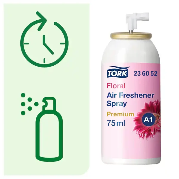 Tork Floral Air Freshener Spray C/12 - 236052 - Image 3