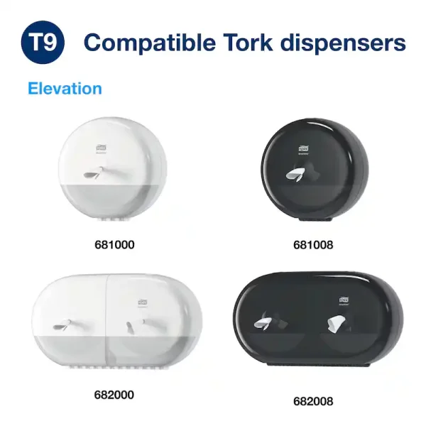 Tork SmartOne® Mini Toilet Roll 2ply Advanced T9 - 193 - Image 4