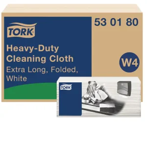 Tork Heavy-Duty Cleaning Cloth White W4 - 530180